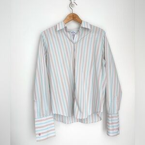 Brooks Brothers Stripe Cotton Shirt – Size 16